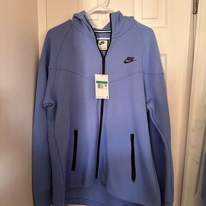 BRAND NEW Nike Light Blue Zip-Up Hoodie